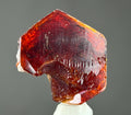 Phenomenal Fiery Ruby-Red Vanadinite Floater Crystal – Exceptional Transparency & Intense Amber-Orange Glow