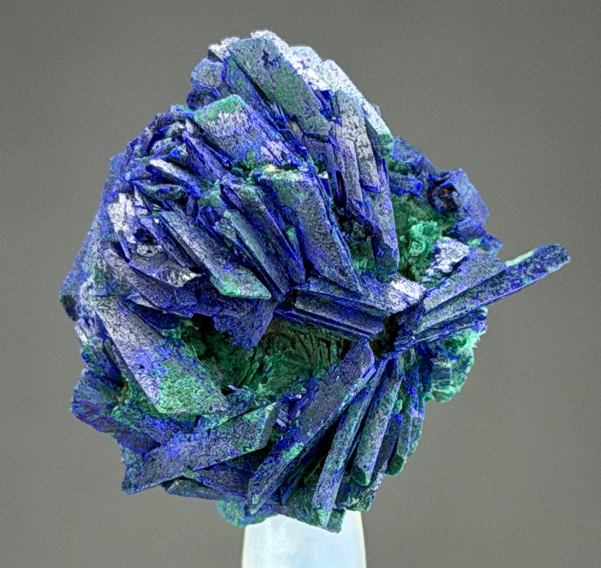 Azurite With malachite lustrous Rosette in Perfect Conditions conditions - Mineral Specimens Collectors -