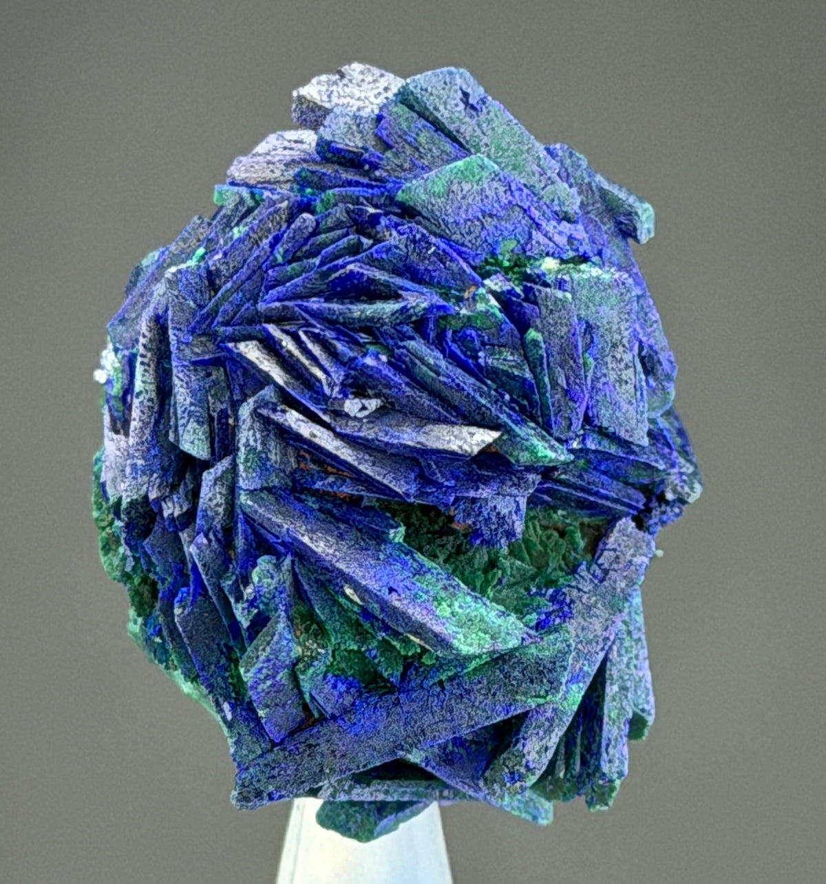 Azurite With malachite lustrous Rosette in Perfect Conditions conditions - Mineral Specimens Collectors -