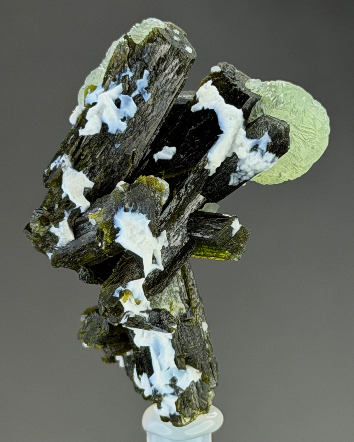 Nice mineral Combo - Epidote , Prehenite and calcite in Perfect Conditions- Mineral Specimens Collectors