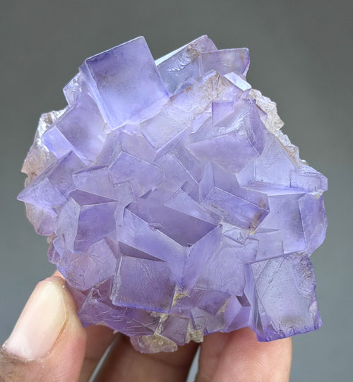 Blue Purple Fluorite in perfect Conditions - Fluorite Mineral Collectors -
