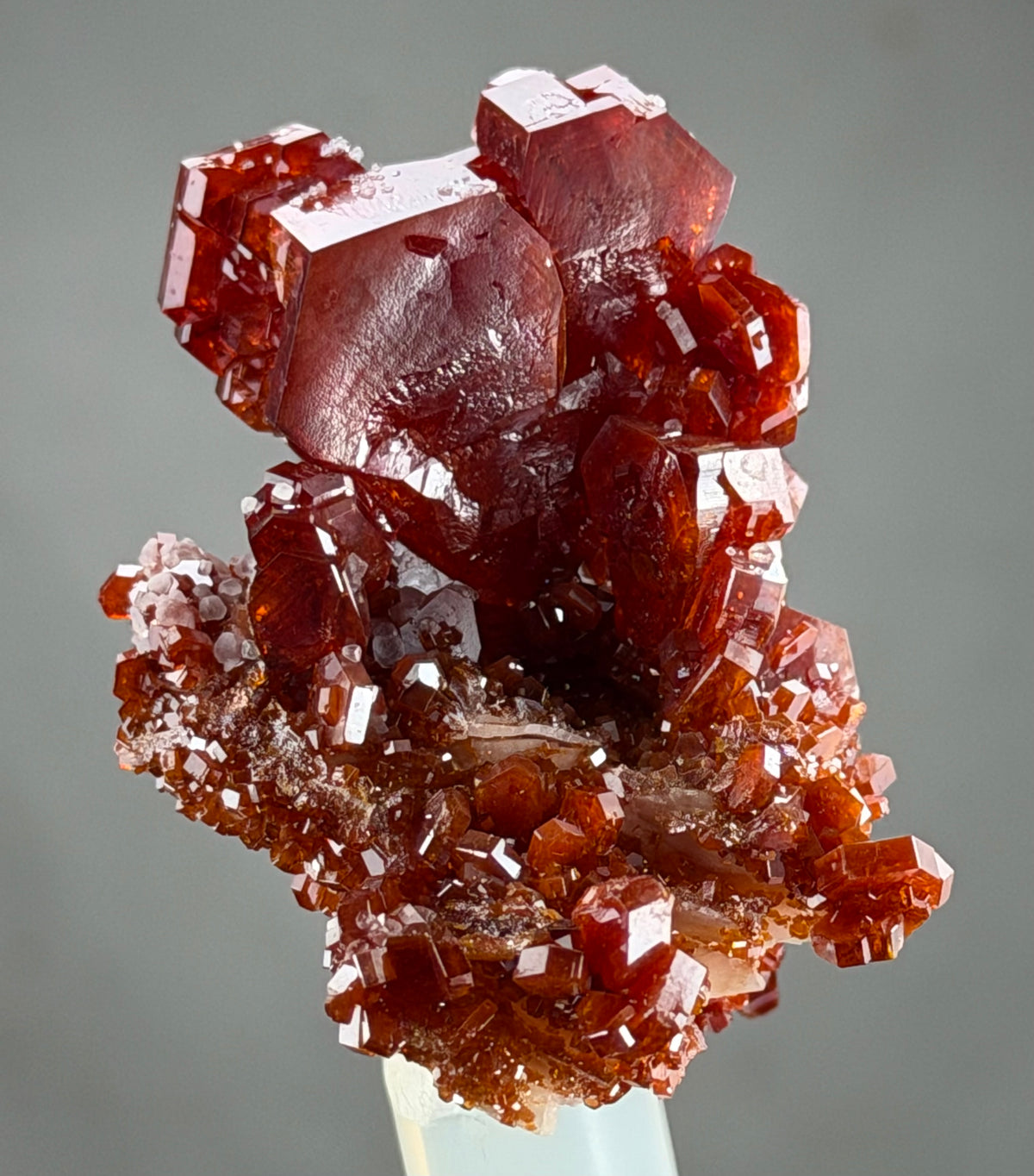 Vanadinite with Barite main crystal 2 cm in perfect Conditions -Vanadinite lovers -
