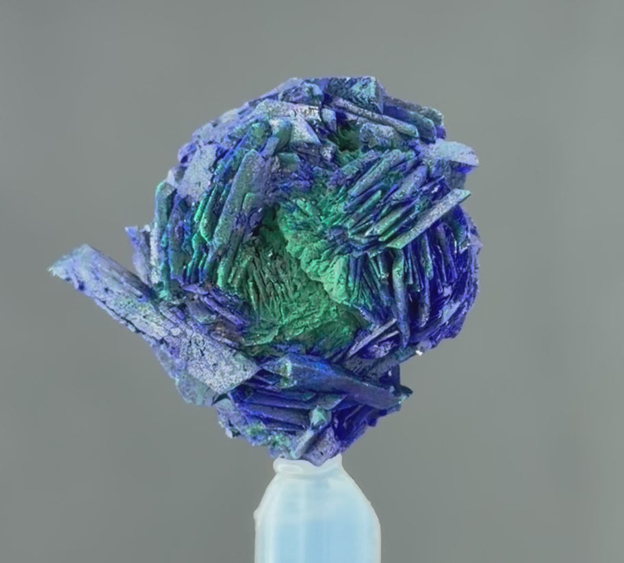 Azurite With malachite lustrous Rosette in Perfect Conditions conditions