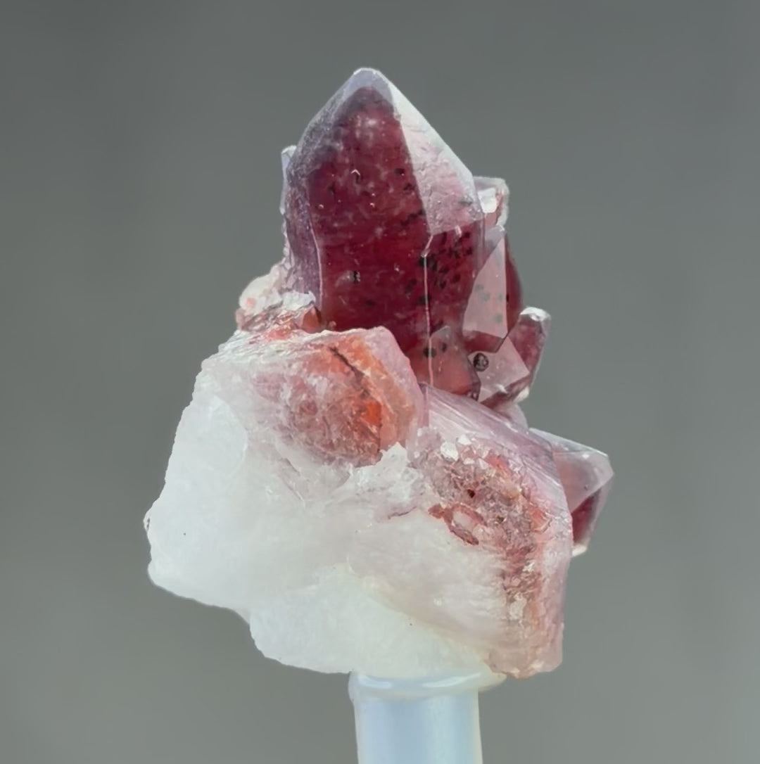 Red Quartz in Perfect Conditions - Mineral Specimen Collectors -