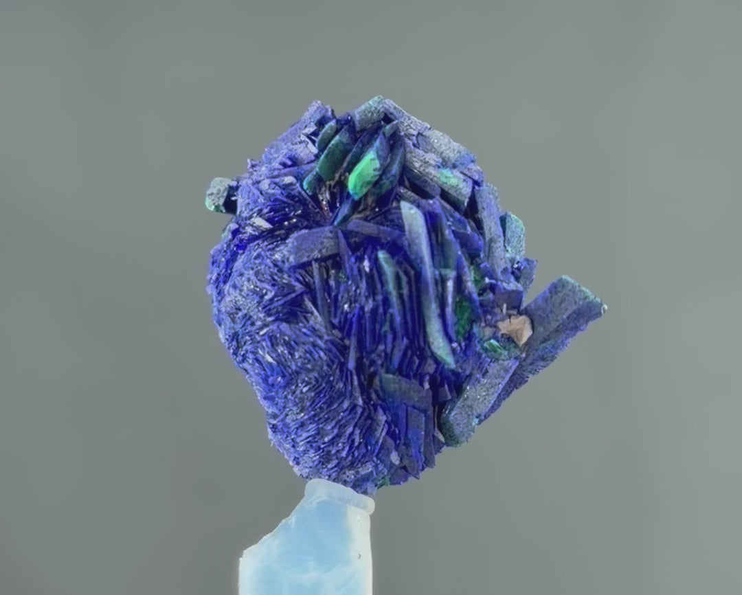 Azurite With malachite lustrous Rosette in Perfect Conditions conditions