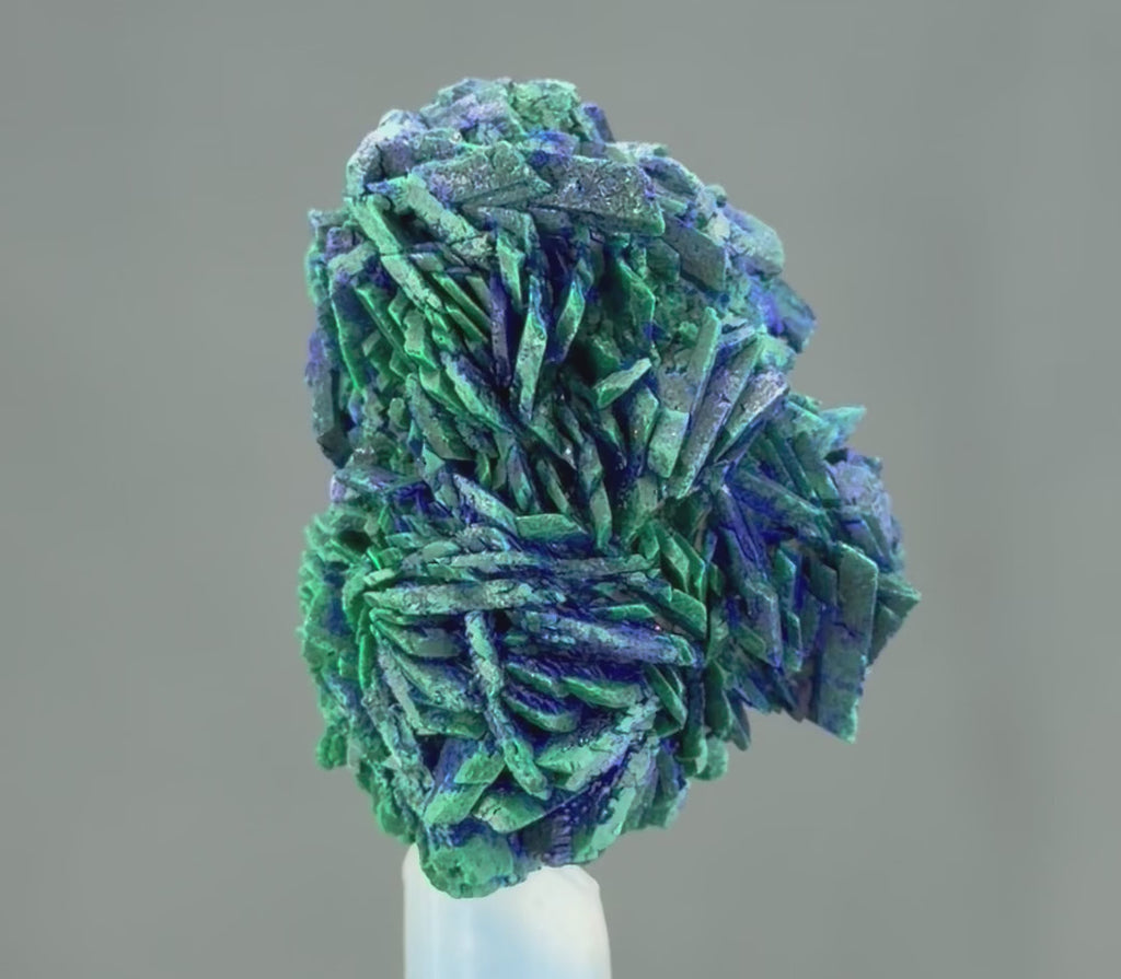 Azurite With malachite lustrous Rosette in Perfect Conditions conditions