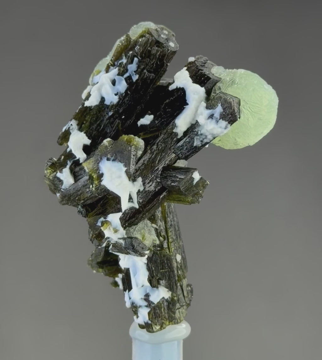 Nice mineral Combo - Epidote , Prehenite and calcite in Perfect Conditions- Mineral Specimens Collectors